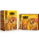 Cà Phê Sữa Hòa Tan PLUS 3IN1 KING COFFEE - Hộp 10 gói