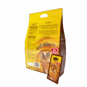 Túi Cà Phê Sữa Hòa Tan PLUS 3IN1 KING COFFEE - Túi 1kg (50 gói x 20g)