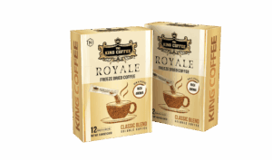 Hộp Cà Phê Hòa Tan sấy lạnh KING COFFEE - Hộp 24g (12 gói x 2g)