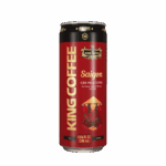 Cà Phê sữa đá Sài Gòn đậm gu Việt Uống Liền KING COFFEE - Lon 238ml - Lốc 6 lon