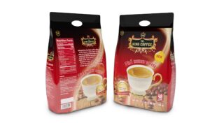 Mặt trước Cà Phê Hòa Tan 3IN1 KING COFFEE - Túi 48 gói x 16g
