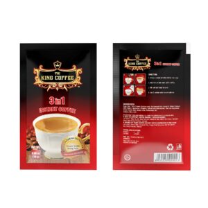 Gói Cà Phê Hòa Tan 3IN1 KING COFFEE - Túi 48 gói x 16g