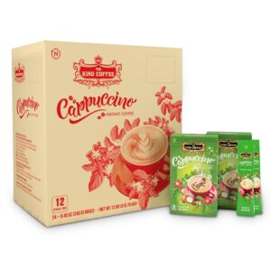 King-coffee-Cappuccino-Coconut-Box-12-sticks-x-20gr-box-sticks-carton.jpg Thùng Cà Phê Hòa Tan Cappuccino KING COFFEE vị Dừa - Hộp 12 gói x 20g