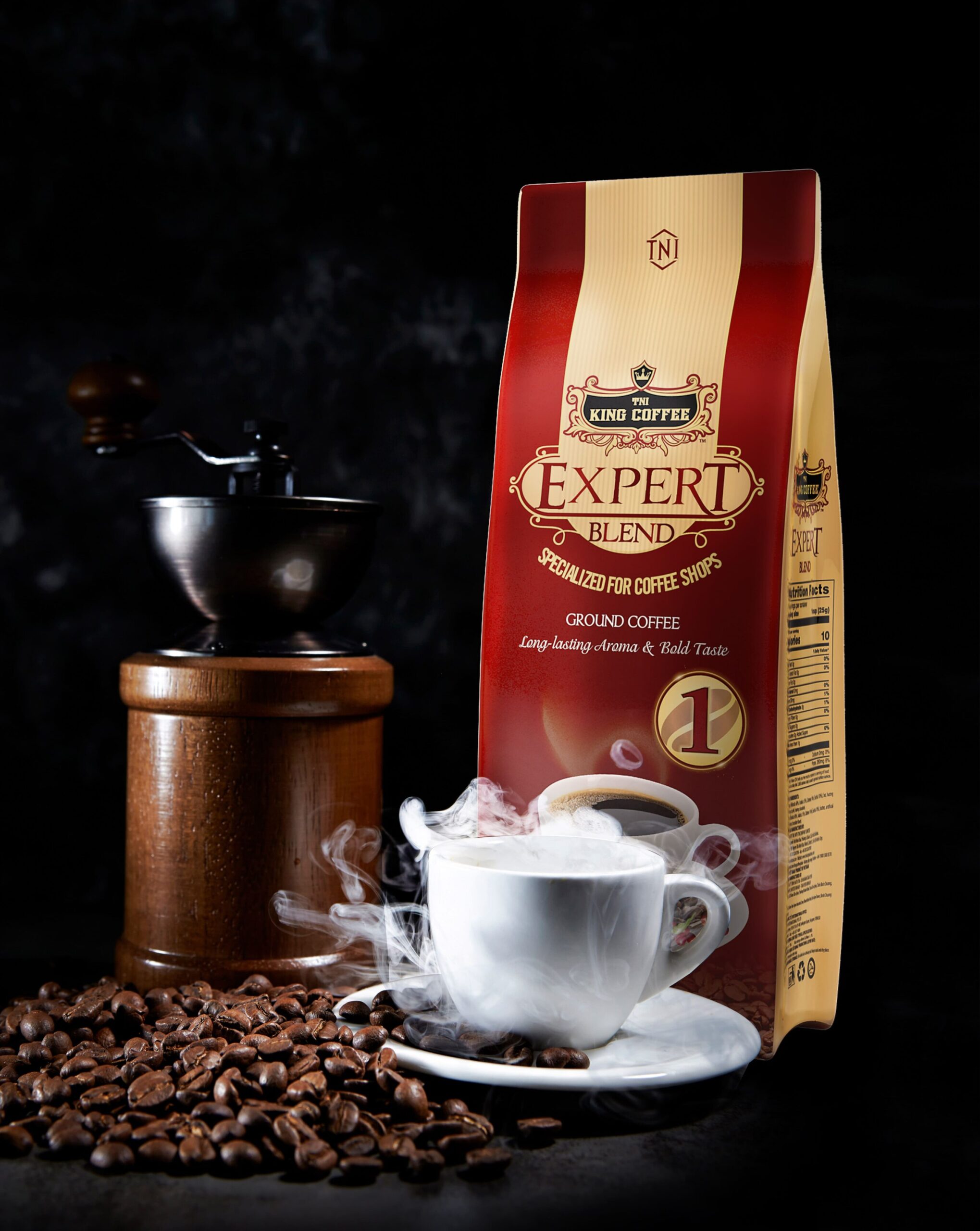 Mua Cà Phê Rang Xay Expert Blend 1 KING COFFEE - Túi 500g