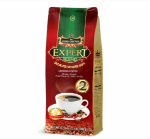 King-coffee-Expert-Blend-2-Tui-500gr-EV.png Cà Phê Rang Xay Expert Blend 2 KING COFFEE - Túi 500g