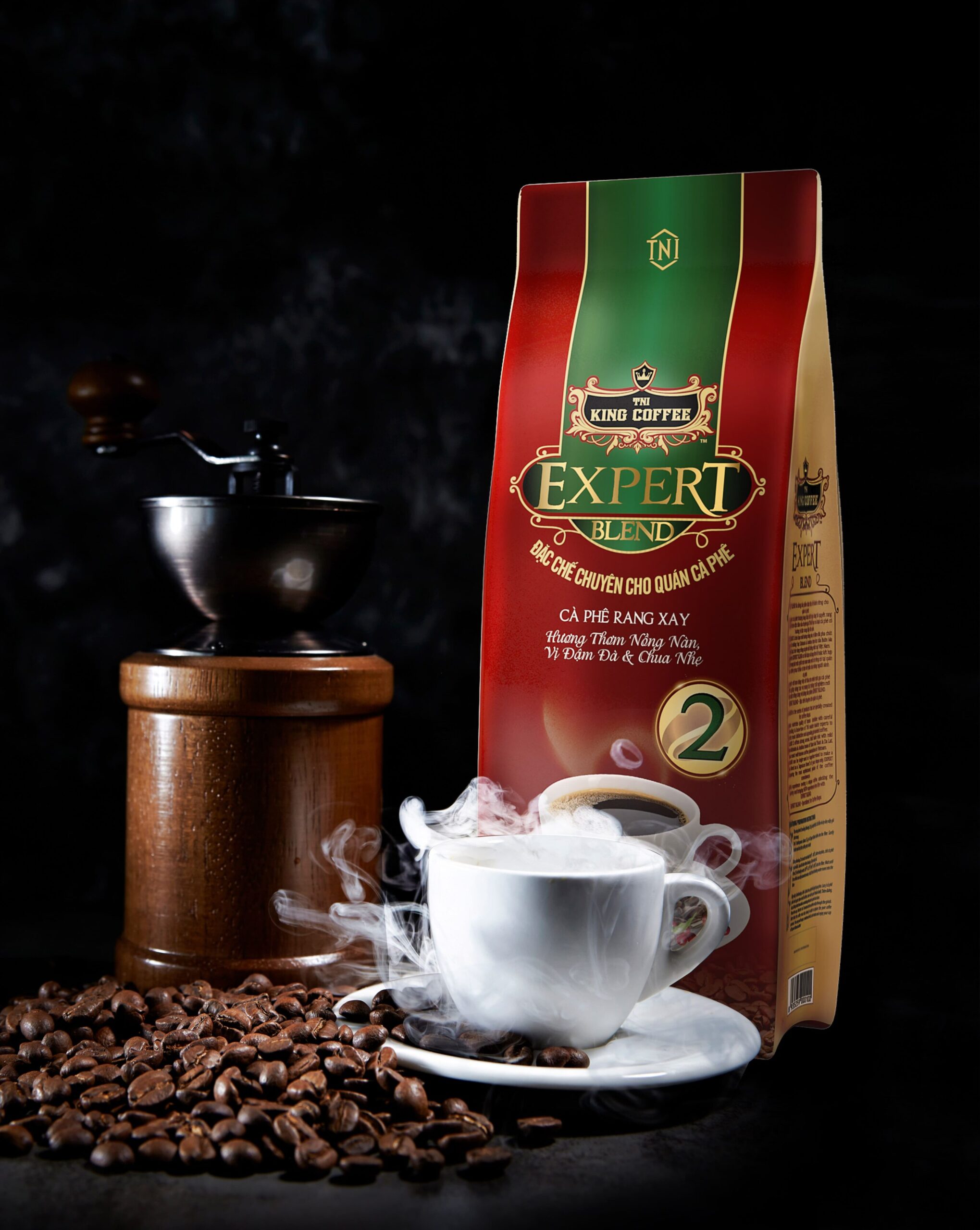 King-coffee-Expert-Blend-2-Tui-500gr-PC-scaled-1.jpg Mua Cà Phê Rang Xay Expert Blend 2 KING COFFEE - Túi 500g