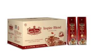 Thùng Cà Phê Rang Xay Inspire Blend KING COFFEE - Túi 500gr