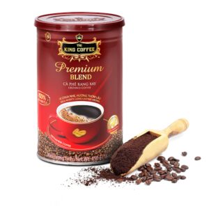 Mua Cà Phê Rang Xay Premium Blend KING COFFEE - Lon 450g