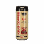 Cà Phê Latte Vanilla Uống Liền KING COFFEE - Lon 238ml - Lốc 6 lon
